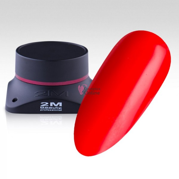 Gel UV 2M Beauty - color NF 49 rosu corai 5 g fara fixare